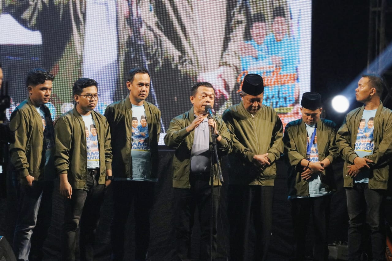 Kandidat petahana di Pemilihan Gubernur (Pilgub) Jambi 2024, Al Haris dan Abdullah Sani.Foto: Jambiseru.com
