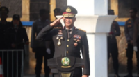 Kapolri Jenderal Listyo Sigit Prabowo melakukan mutasi sejumlah pati Polri. Salah satunya Brigjen Suyudi Ario Seto yang ditunjuk sebagai Kapolda Banten. Foto: iNews.id