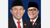 H Abdul Rahman (HAR) dan Guntur (kanan), Bacawako Jambi dan Bacawawako Jambi. Foto : ist