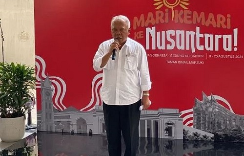 Istana garuda ikn siap jadi lokasi sidang kabinet. (foto: inews.id)