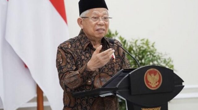 Ma'ruf Amin minta polri dengarkan kritik masyarakat. (foto: inews.id)