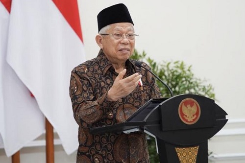 Ma'ruf Amin minta polri dengarkan kritik masyarakat. (foto: inews.id)