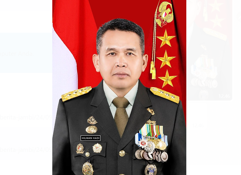 Letjen TNI Purn Hilman Hadi Pimpin Tim Pemenangan Provinsi Haris-Sani. Foto: Jambiseru.com