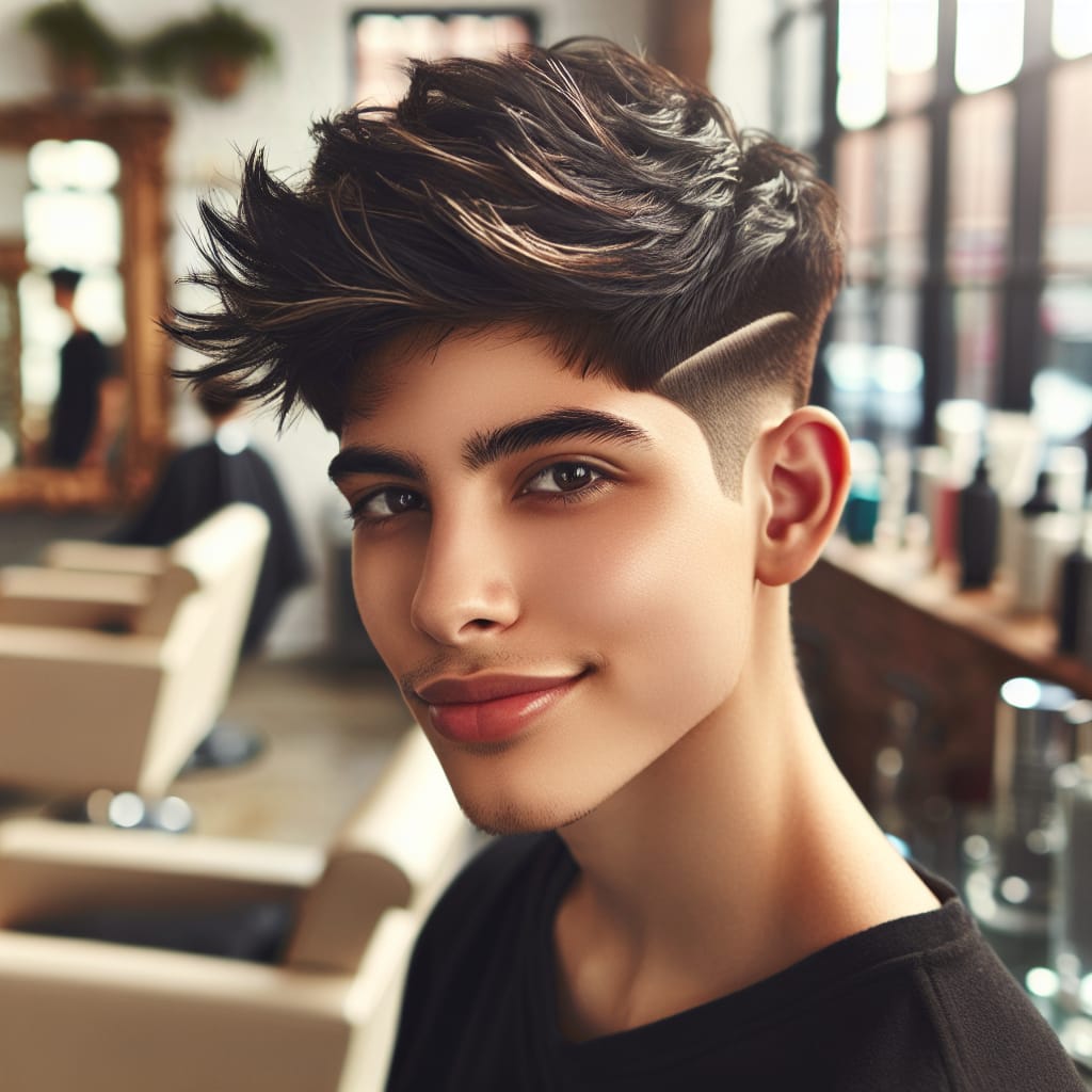 Gaya Rambut Anak Muda. Foto : Ai