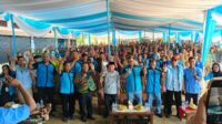 Keluarga besar Federasi Serikat Pekerja Transport Indonesia (F.SPTI) - Konfederasi Serikat Pekerja Seluruh Indonesia (K.SPSI) Provinsi Jambi melakukan konsolidasi untuk memenangkan Haris-Sani di Pilgub Jambi 2024. Foto: Istimewa