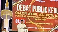 Debat kandidat kedua Pilwako Jambi yang dilaksanakan KPU berlangsung sukses