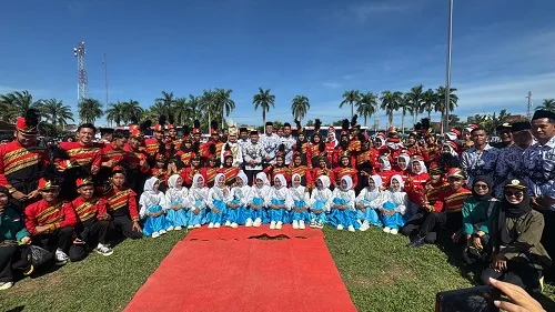 Gubernur Jambi Al Haris Pimpin Peringatan HUT ke-79 PGRI dan HGN 2024.(foto: ist)