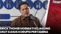 Menteri Badan Usaha Milik Negara (BUMN) Erick Thohir bersama Menteri ESDM, Bahlil Lahadalia mendukung proses hukum terkait dugaan korupsi di PT Pertamina (Persero). Foto: Jambi.iNews.id