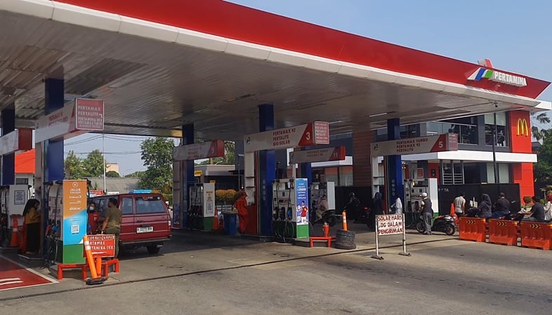 Ilustrasi SPBU Pertamina (foto: MPI)