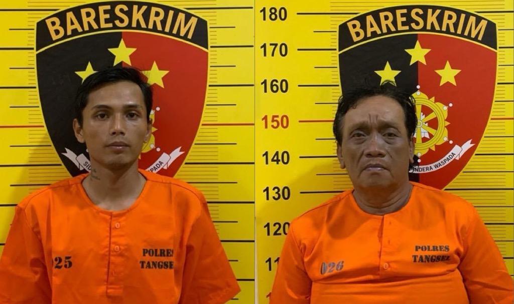Tampang dua preman yang palak marching band TK di Tangsel (dok. istimewa)