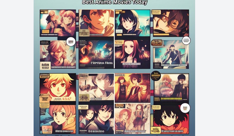 Ilustrasi website film anime. Foto : AI