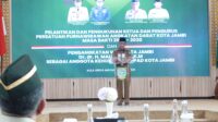 Wagub Sani menghadiri Pelantikan Pengurus PPAD (Persatuan Purnawirawan TNI Angkatan Darat) Kota Jambi di Gedung Griya Mayang (Rumah Dinas Wali Kota Jambi)