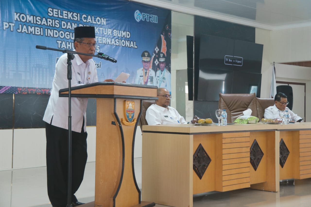 Wagub Buka acara Seleksi KOMISARIS DAN DIREKTUR BUMD PT. JAMBI INDOGUNA INTERNASIONAL TAHUN 2025