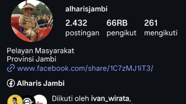 Warga Jambi Wajib Tahu! Inilah Fakta Mengejutkan dari Konten Instagram Al Haris