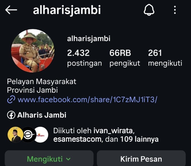 Warga Jambi Wajib Tahu! Inilah Fakta Mengejutkan dari Konten Instagram Al Haris