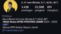 Review Mendalam IG Ivan Wirata: Pejabat Publik Jambi dengan Aktivitas Paling Konsisten!