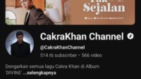 Bongkar Rahasia Populernya Channel YouTube Cakra Khan, Penyanyi Bersuara Internasional