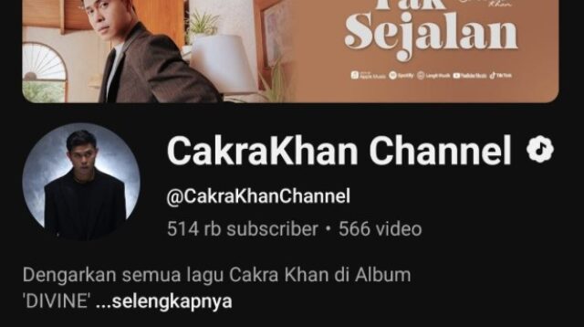 Bongkar Rahasia Populernya Channel YouTube Cakra Khan, Penyanyi Bersuara Internasional