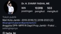 Konten Kinerja DPR RI? Cek Review Akun IG Syarif Fasha @fasha_jbi