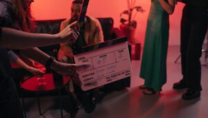 Screenshot antarmuka website menonton film online gratis dengan pilihan genre beragam