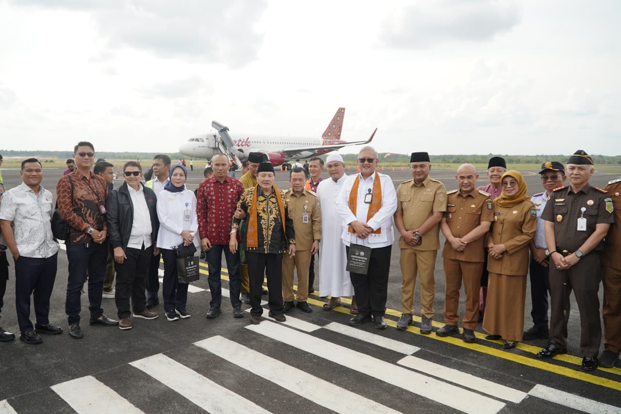 Pendaratan dan Penerbangan Perdana Maskapai Batik Air Rute Jakarta (CGK) – Muara Bungo (BUU) *Tempat*: Bandara Udara Muara Bungo