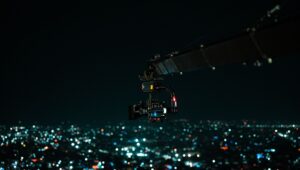 Poster film 2026 terbaru dengan aksi futuristik dan visual memukau